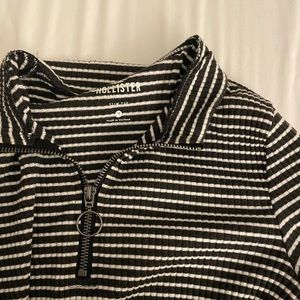 Hollister Black & White Slim Tee